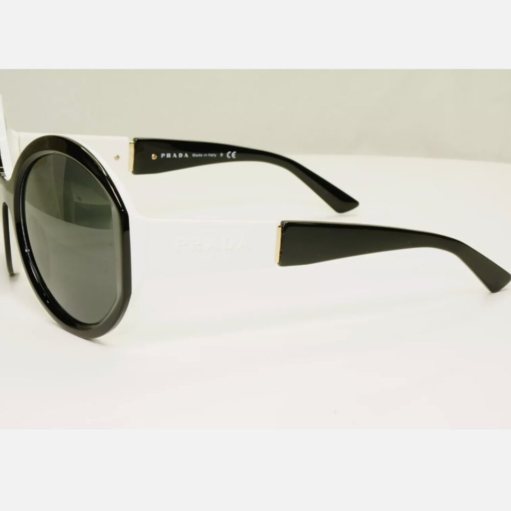 Prada Black White Milano Womens Sunglasses Italy - Picture 3 of 9